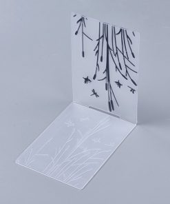 Alternative view of Műanyag áttetsző textúra és nyomda sablon szitakötő