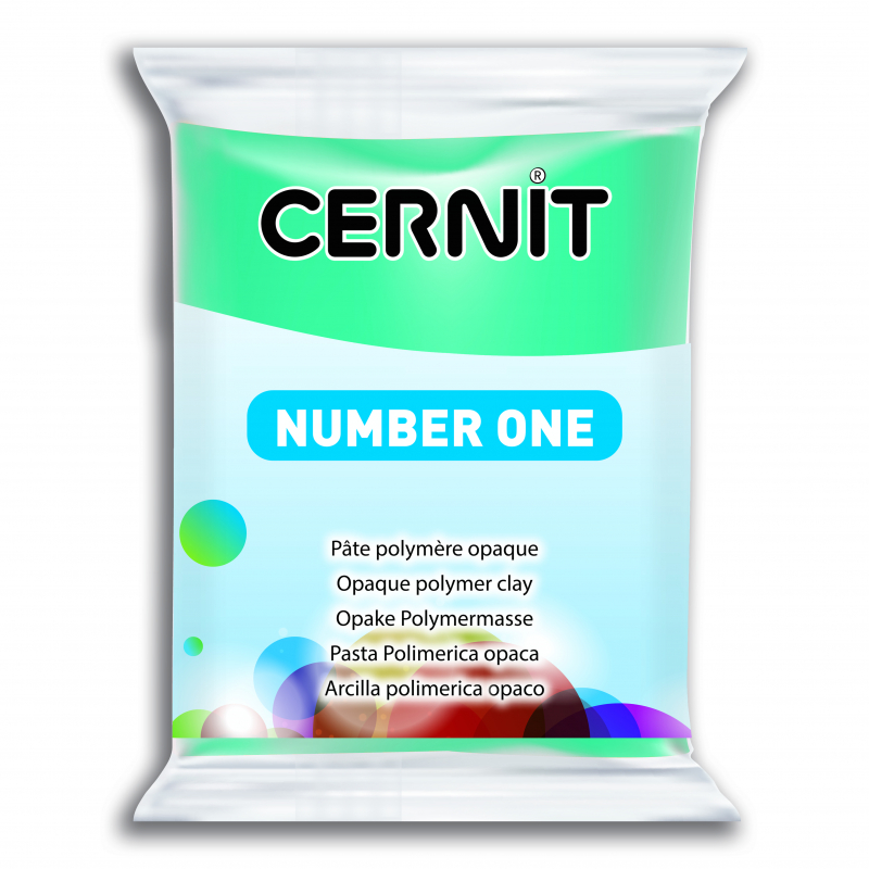 Cernit number one süthető gyurma türkizzöld 56g