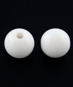 Fehér akril műszem 10mm 10db