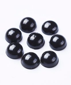 Alternative view of Fekete akril baba műszem 4 x 2mm 2db