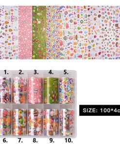 Húsvéti mintás transzferfólia 100x4cm 6