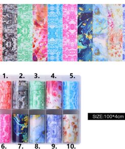 Márványmintás transzferfólia 100x4cm 9