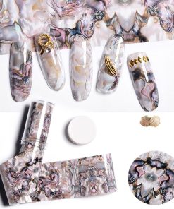 Alternative view of Szürke márványmintás transzferfólia 120x4cm 1db