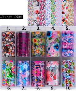 Virágmintás transzferfólia 100x4cm 1