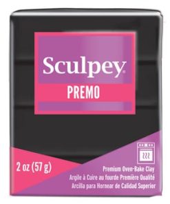 Premo süthető gyurma fekete 57g