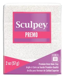 Premo süthető gyurma csillogó fagyfehér 57g