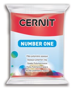 Cernit number one süthető gyurma piros 56g