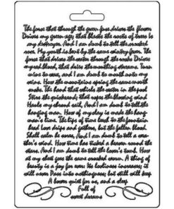 Stampéria kézírat mold