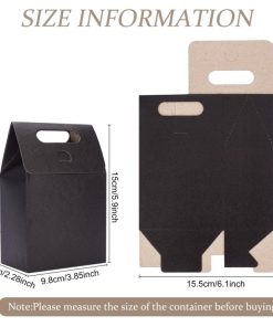 Alternative view of Ajándék táska  fekete 20x15x6