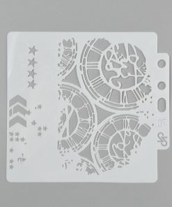 Stencil műanyag óra sablon