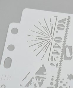 Alternative view of Stencil műanyag nap sablon