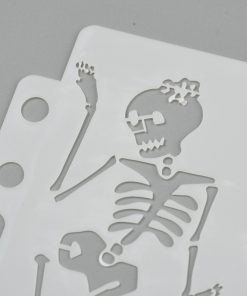 Alternative view of Stencil műanyag csontváz sablon