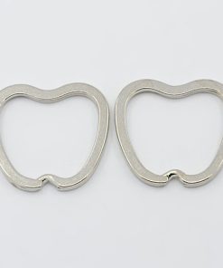 Kulcstartó karika alma platina 1db