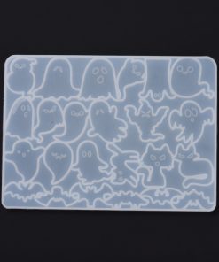 Alternative view of Halloween szellem macska denevér szilikon forma mold