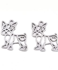 Bulldog Rozsdamentes acél  medál 1db