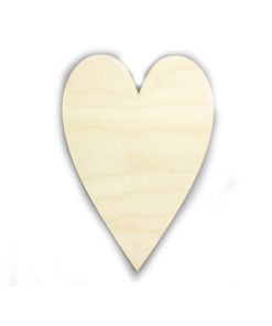 Natúr fatábla szív 1db