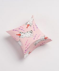 Párna ajándékdoboz cicás