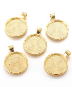 Alternative view of Medál alap kör arany 24,5mm 1db