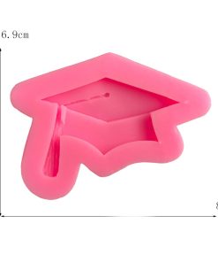 Diploma/érettségi kalap/sapka szilikon forma mold