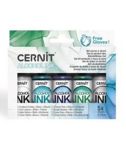 Cernit alkoholos tinta szett hideg színek 5x20 ml
