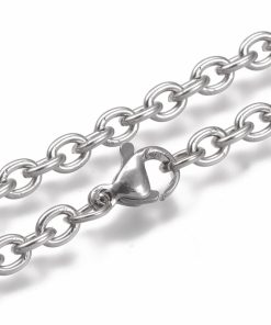 Nemesacél lánc ezüst színű