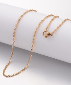 Alternative view of Nemesacél lánc arany színű