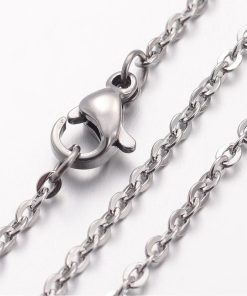 Nemesacél lánc ezüst színű