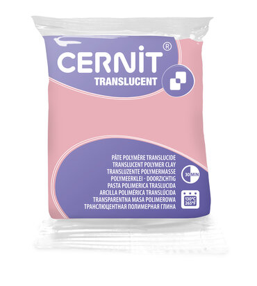 Cernit Trans süthető gyurma pink quartz 56g