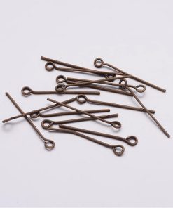 Antik bronz szemes szerelőpálca 30mm 30db