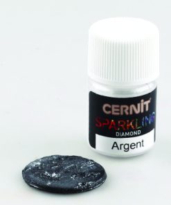 Cernit sparkling pigment púder gyémánt ezüst 5g
