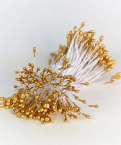 Virág bibe arany 1mm 20 db