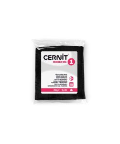 Cernit number one süthető gyurma fekete 250g