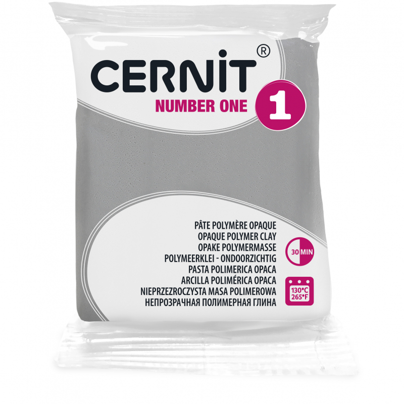 Cernit number one süthető gyurma szürke 56g