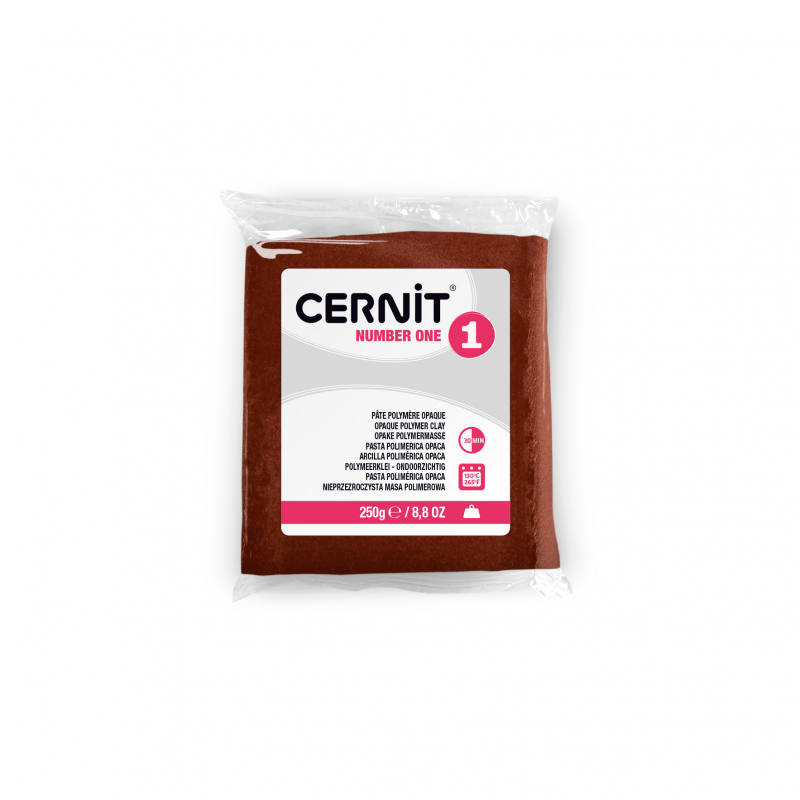 Cernit number one süthető gyurma barna 250g