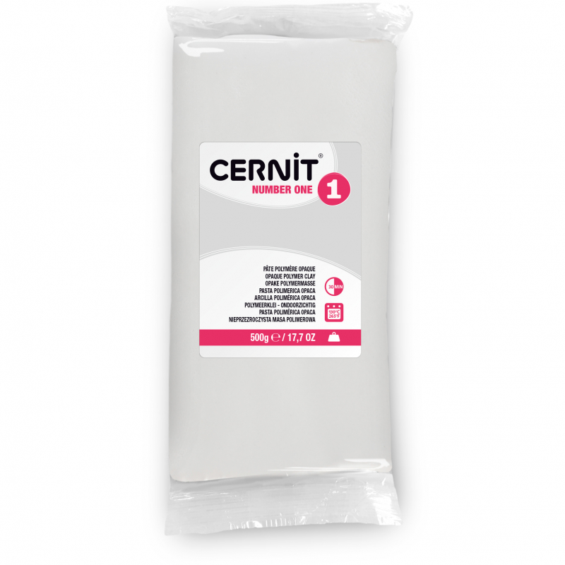 Cernit number one fehér 500g