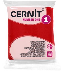 Cernit number one süthető gyurma piros 56g
