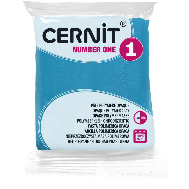 Cernit number one süthető gyurma türkizkék 56g