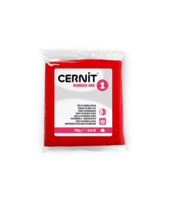 Cernit number one süthető gyurma piros 250g