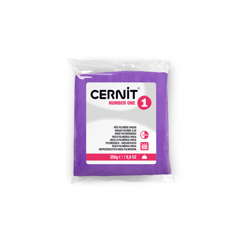 Cernit number one süthető gyurma viola 250g