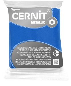 Cernit metallic kék 56g