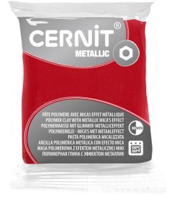 Cernit metallic piros 56g