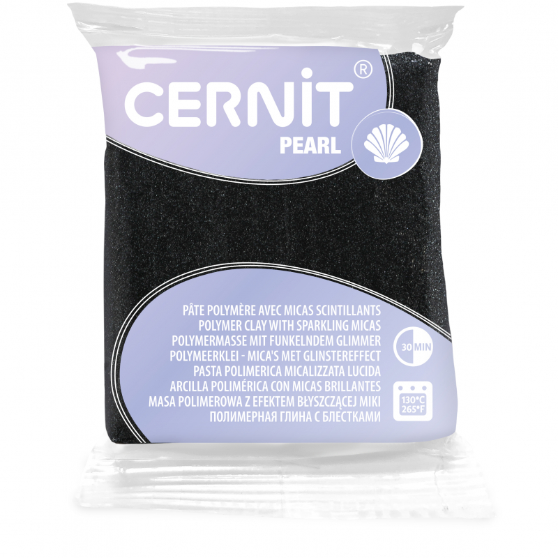 Cernit Pearl fekete 56g