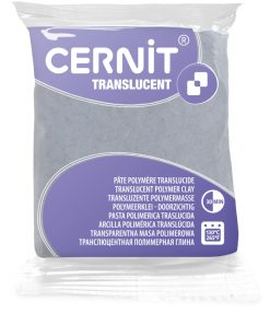 Cernit Trans süthető gyurma csillogó ezüst 56g