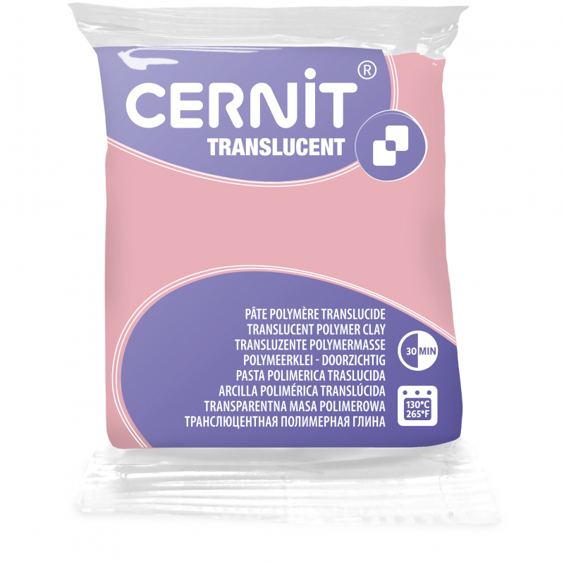 Cernit Trans süthető gyurma pink quartz 56g