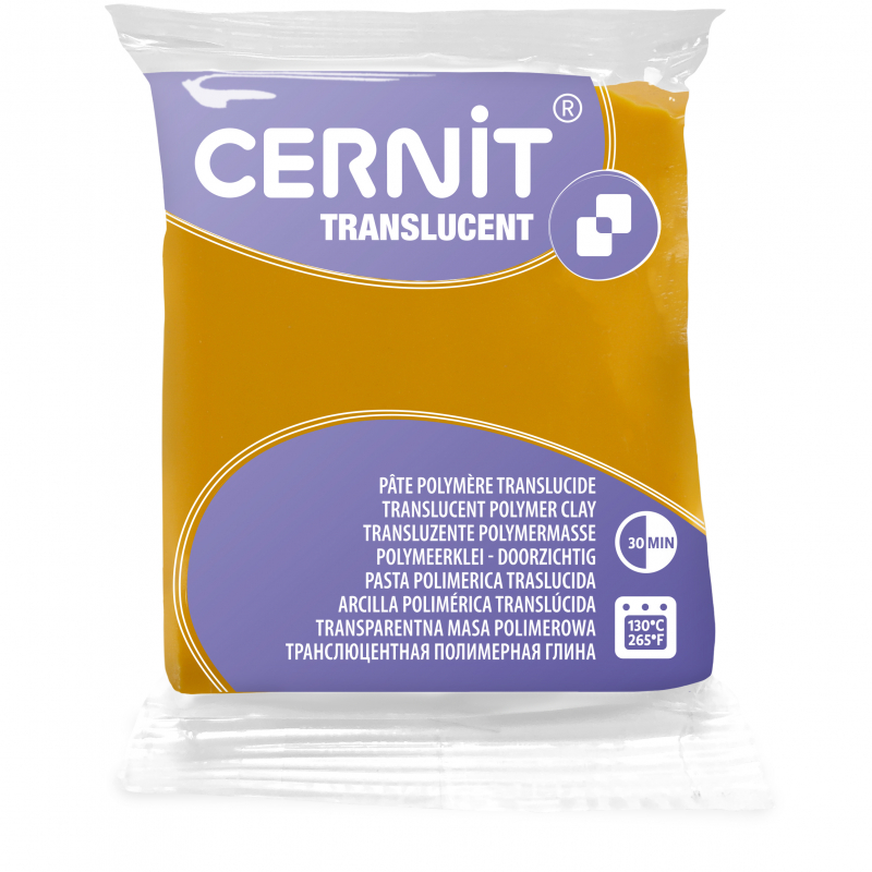 Cernit Trans süthető gyurma borostyán 56g