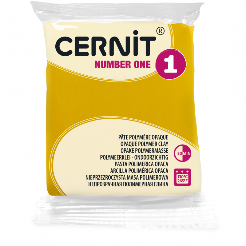 Cernit number one süthető gyurma sárga 56g