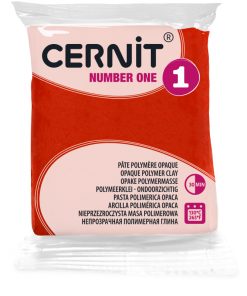 Cernit number one süthető gyurma pipacspiros 56g