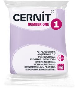 Cernit number one süthető gyurma világos lila 56g