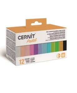 Cernit pasztell multicolor szett 12x25g