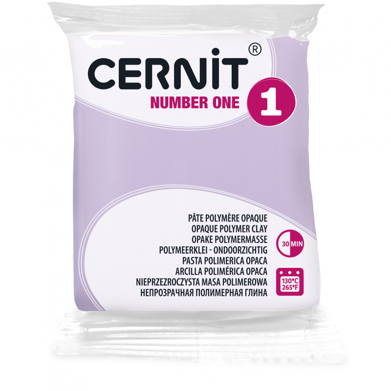 Cernit number one süthető gyurma világos lila 56g